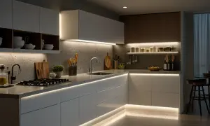 LED pod szafkami w kuchni: Jak zamontować i wybrać najlepsze opcje?